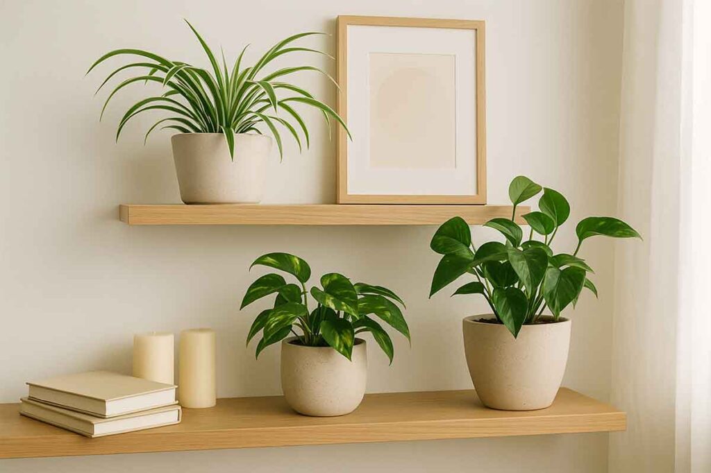 mais verde, menos estresse com plantas que purificam o ar