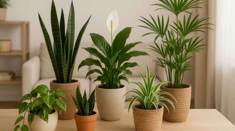 5 plantas que decoram e purificam o ar: beleza e saúde no mesmo vaso